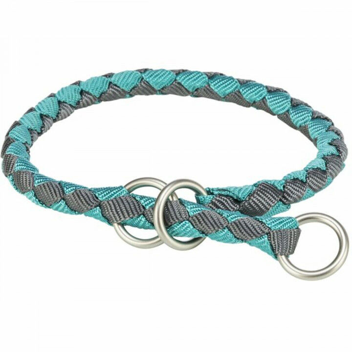 Collar de entrenamiento Trixie Cavo Grafito Azul claro S/M 35-41 cm