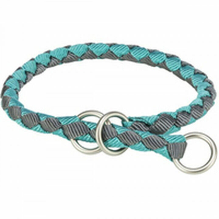 Collar de entrenamiento Trixie Cavo Grafito Azul claro S/M 35-41 cm