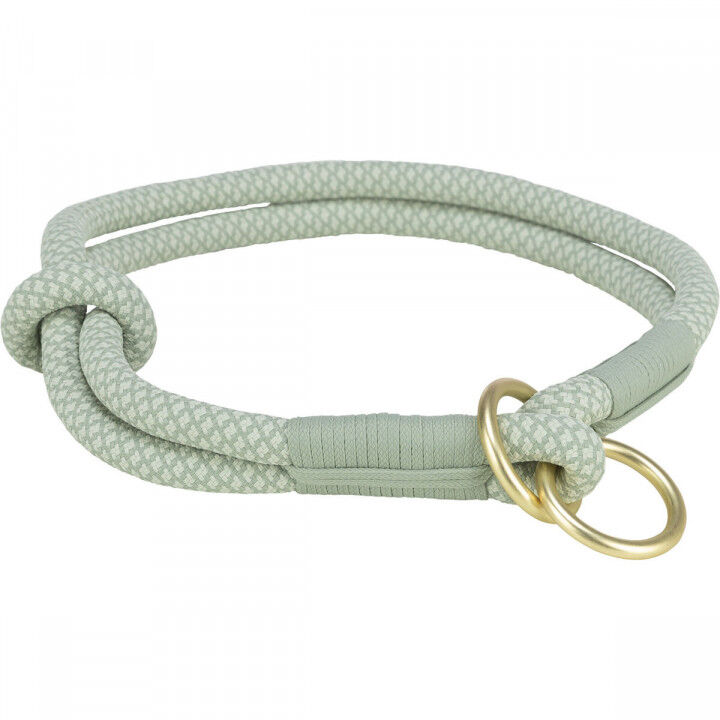Collar de Adiestramiento para Perros Trixie Soft Rope Verde Menta M 45 cm