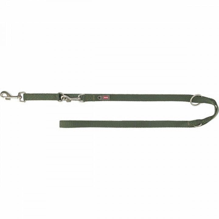 Adjustable dog leash Trixie Premium Green Olive