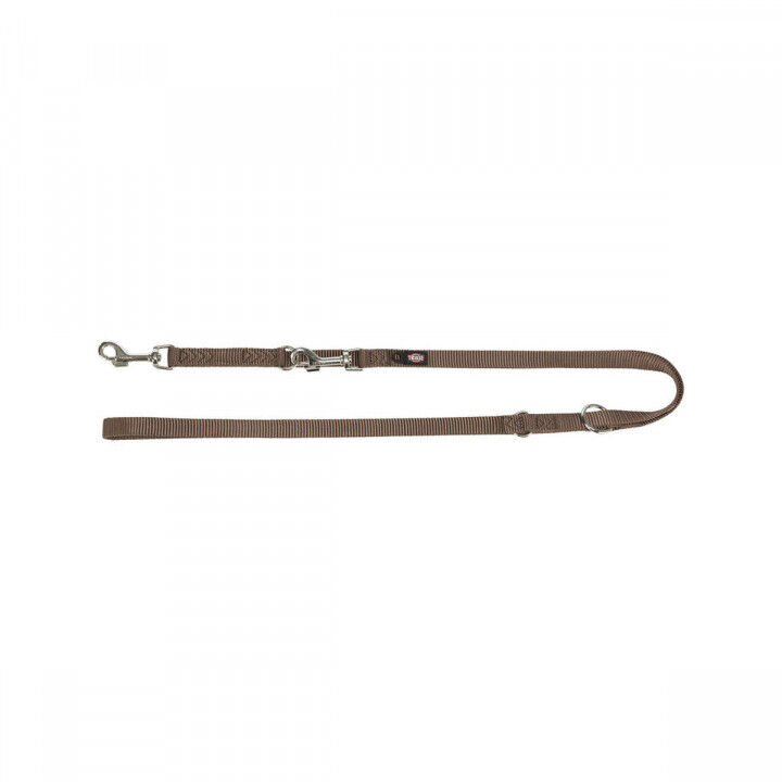 Adjustable dog leash Trixie Premium Hazelnut XS/S
