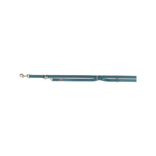 Guinzaglio regolabile per cane Trixie Premium Azzurro XS/S