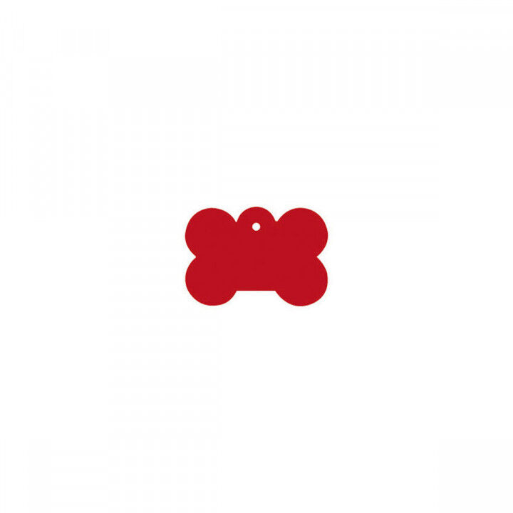 Identification plate for collar Imarc Bone Red