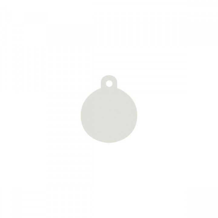 Plaque d'identification pour collier Imarc Circle Blanc