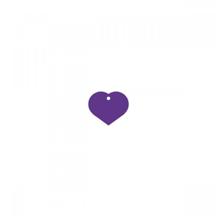 Identifikationsschild für Halsband Imarc Heart Lila