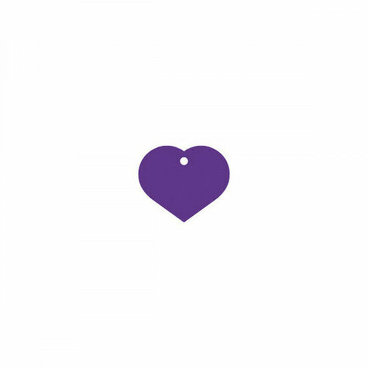 Identifikationsschild für Halsband Imarc Heart Lila