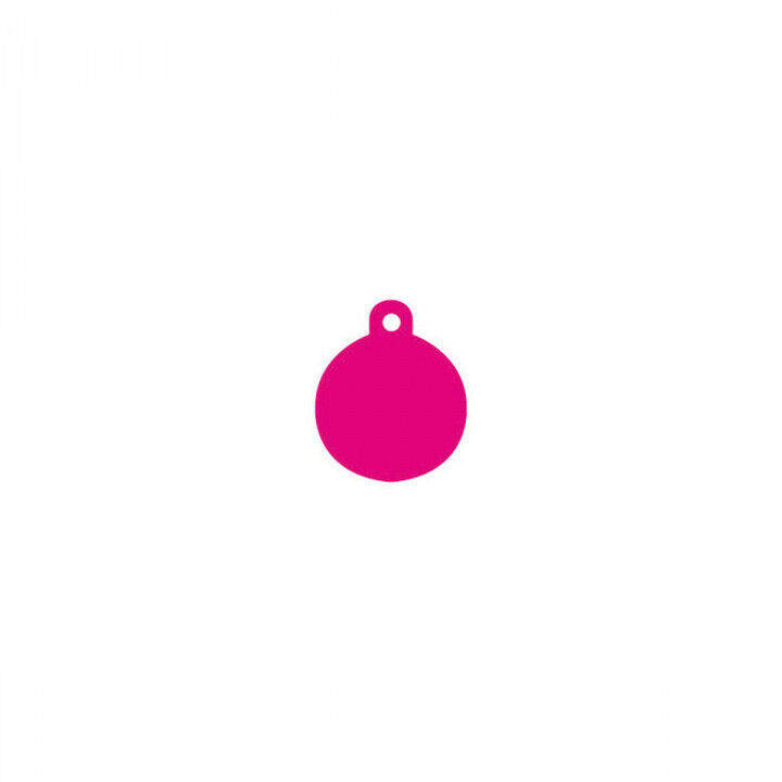 Naamplaatje voor halsband Imarc Circle Roze