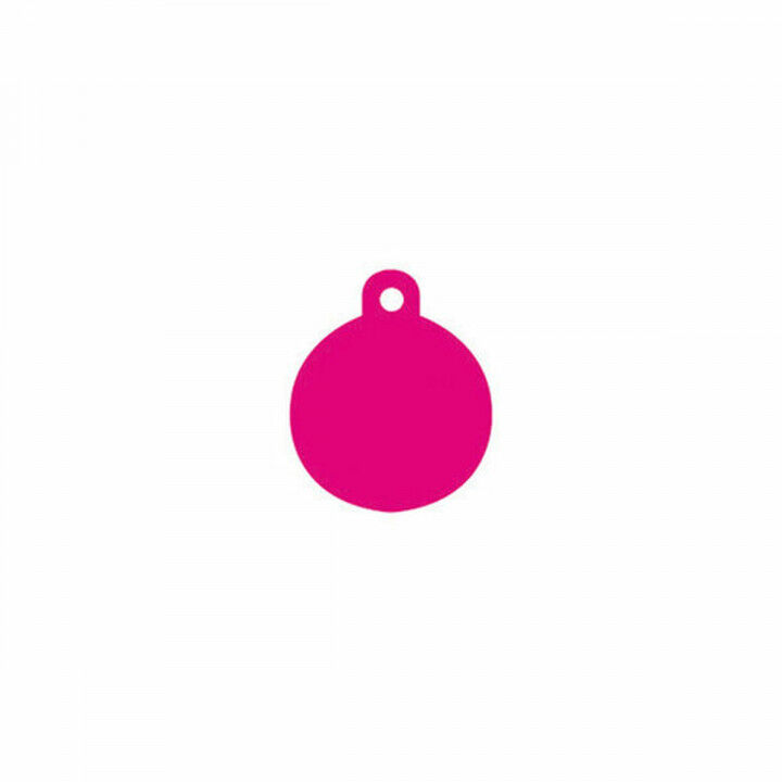 Identification plate for collar Imarc Circle Pink