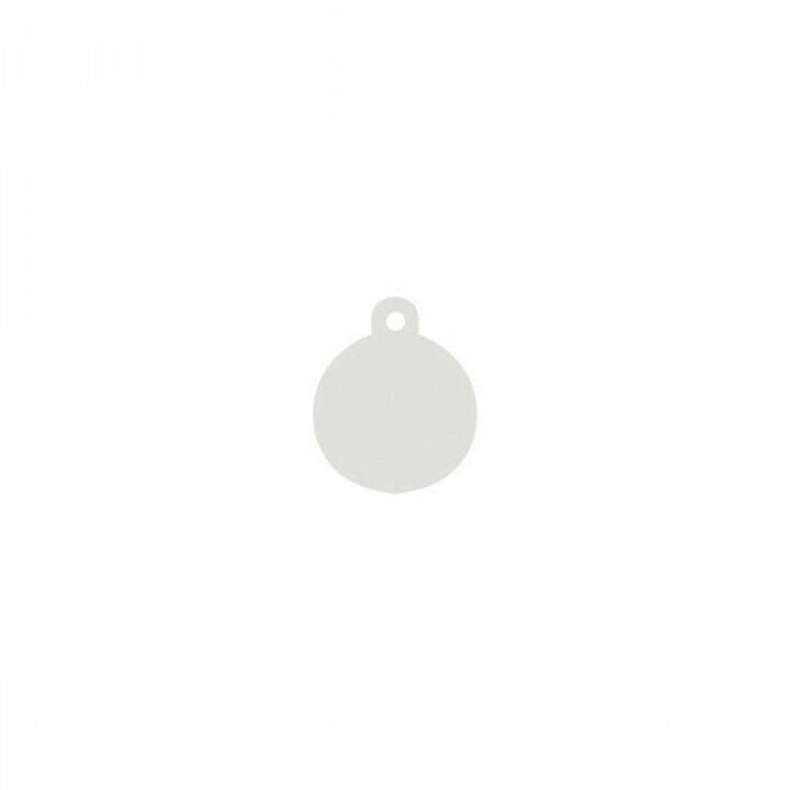 Placa identificativa para collar Imarc Circle Blanco