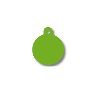 Naamplaatje voor halsband Imarc Circle Groen