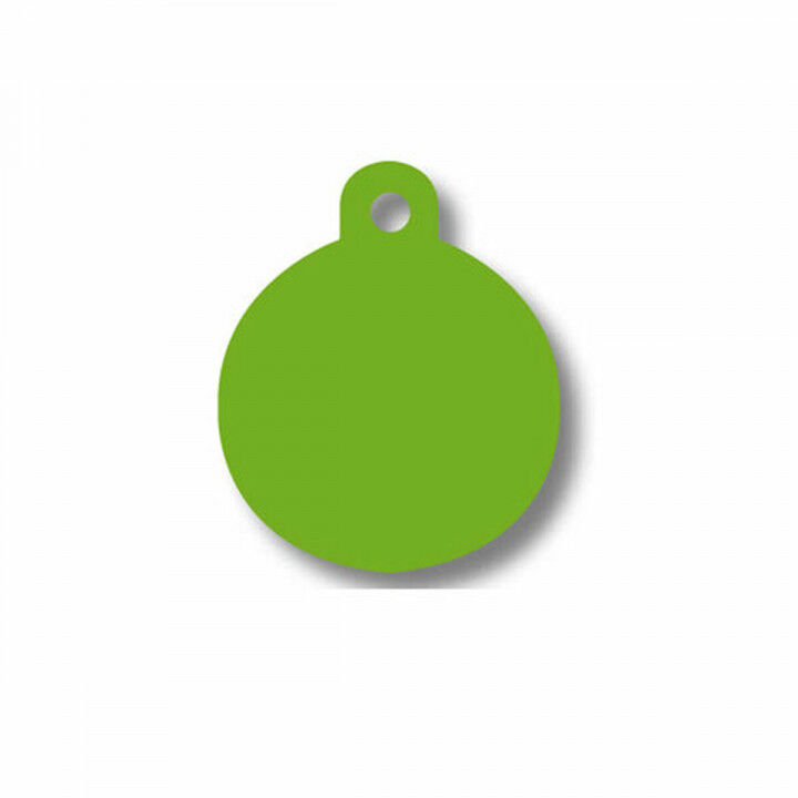 Targhetta per collana Imarc Circle Verde