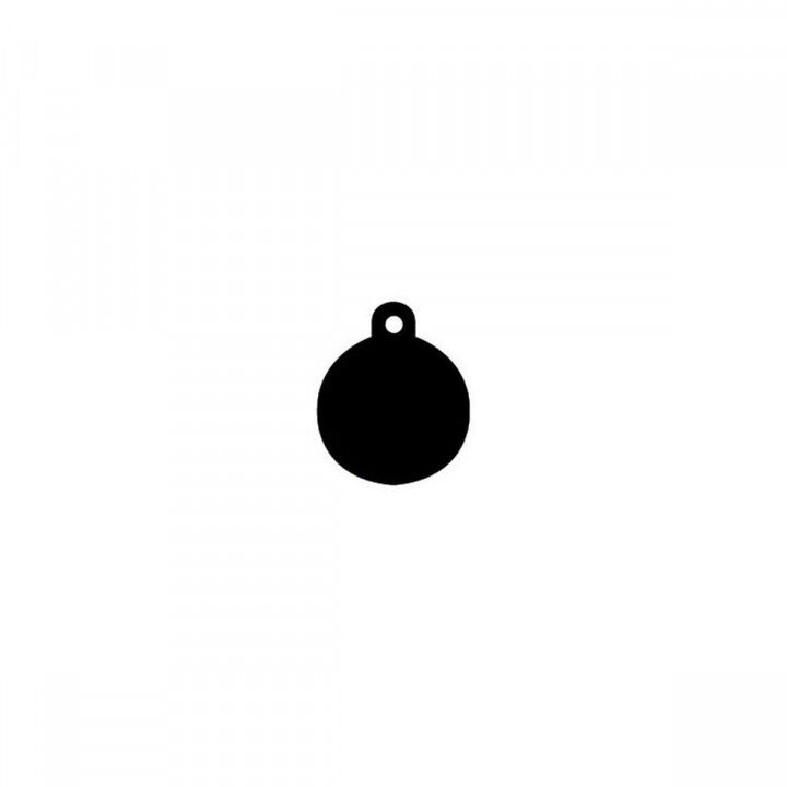 Identification plate for collar Imarc Circle Black