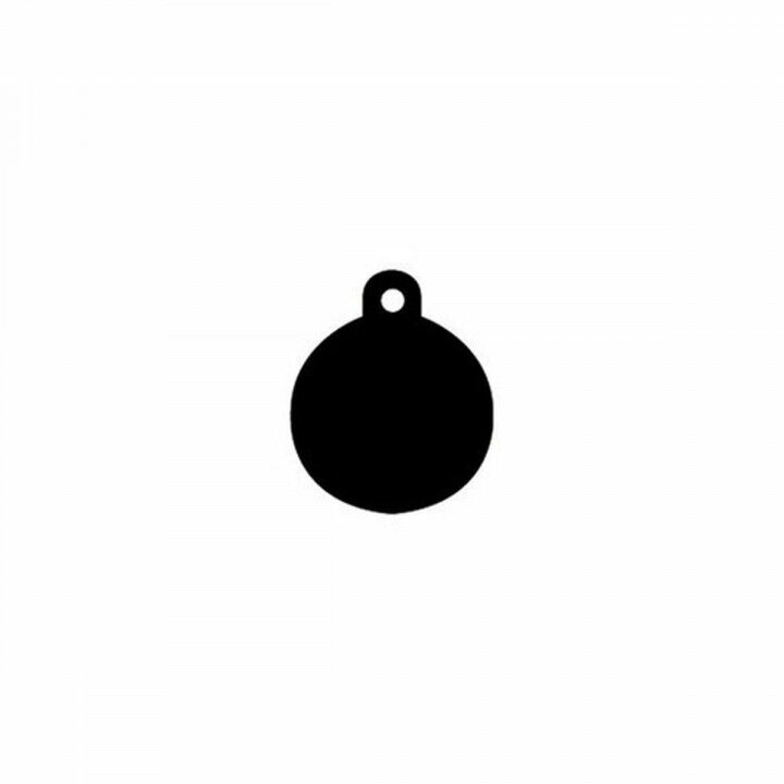 Plaque d'identification pour collier Imarc Circle Noir