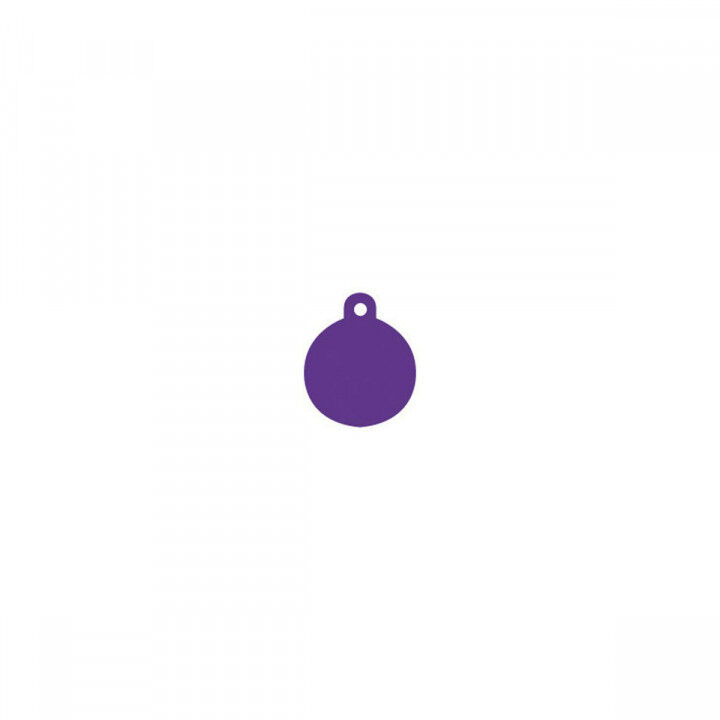 Identification plate for collar Imarc Circle Lilac