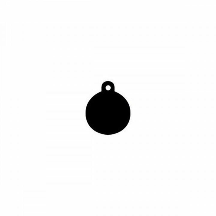 Identification plate for collar Imarc Circle Black