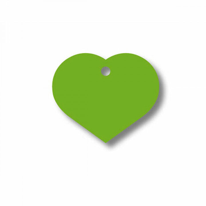 Naamplaatje voor halsband Imarc Heart Groen