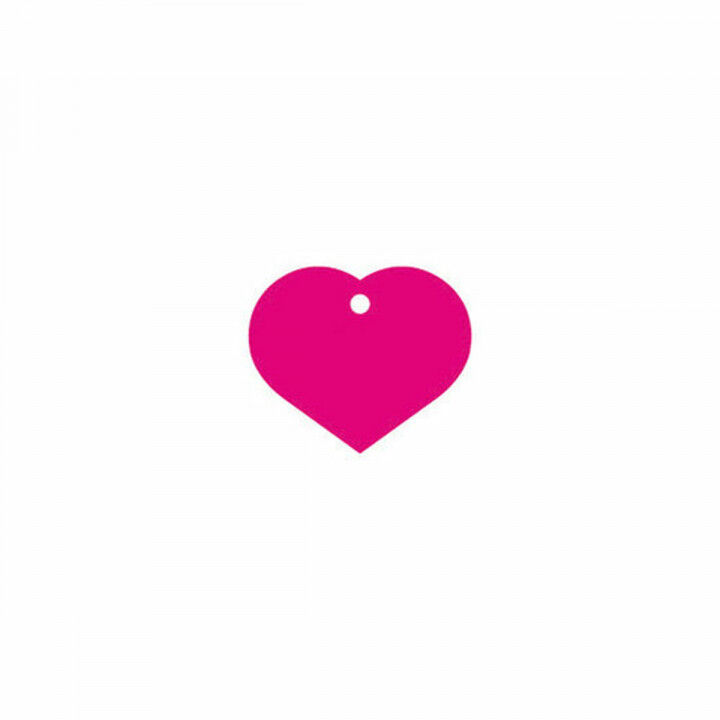 Identification plate for collar Imarc Heart Pink