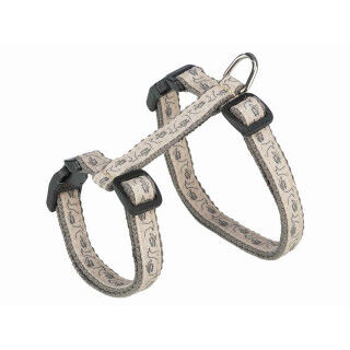 Cat Harness Trixie Beige Grey 27-45 cm