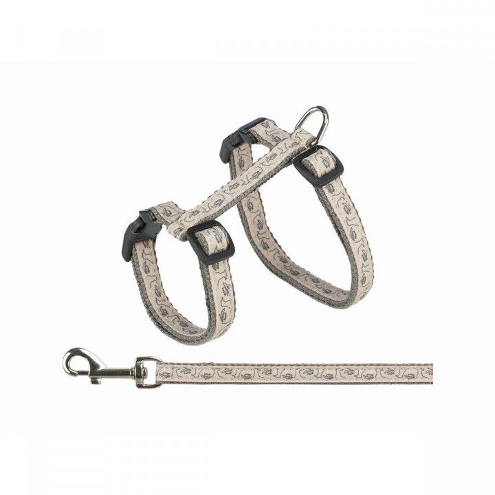 Katzengeschirr Trixie Beige Grau 27-45 cm