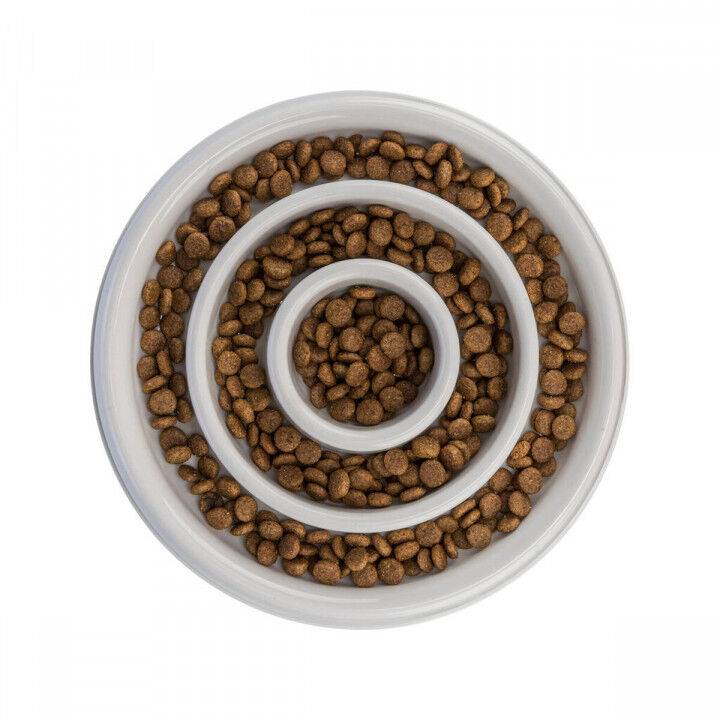 Ciotola per cani Trixie Slow Feeding Grigio Ø 23 cm 450 ml