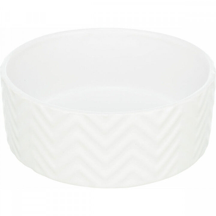 Dog Feeder Trixie T25025 White Ø 20 cm 1,6 L