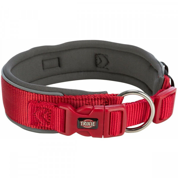 Hondenhalsband Trixie Premium Rood Grafiet L 46-55 cm