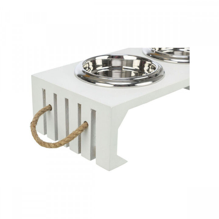 Voerbak voor honden Trixie Wit