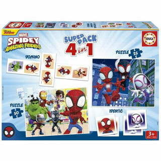 Set de 4 jeux Spidey Superpack 4 en 1