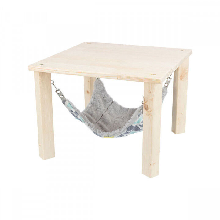 Hangmat Trixie Grijs Perzik 37 × 29 × 37 cm Hout