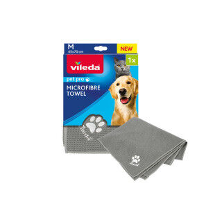 Microvezel Handdoek Vileda 172650 Grijs M 45 x 70 cm
