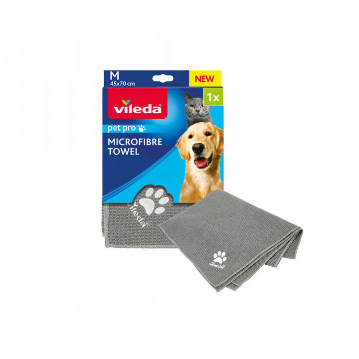 Toalla de Microfibra Vileda 172650 Gris M 45 x 70 cm