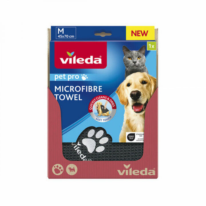 Mikrofaser-Handtuch Vileda 172650 Grau M 45 x 70 cm