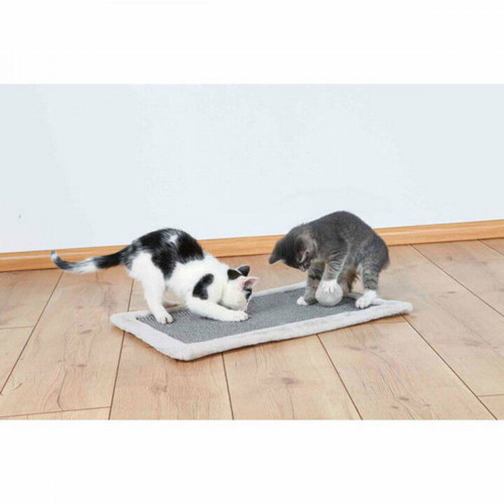 Krabpaal voor Katten Trixie Grijs Lichtgrijs Polyester Sisal EVA 55 × 35 cm