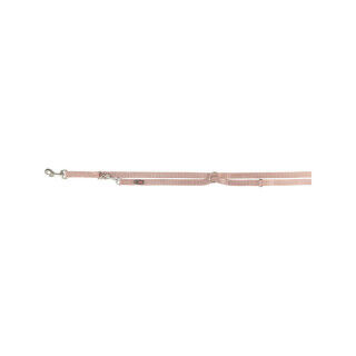 Adjustable dog leash Trixie Premium Blush L/XL