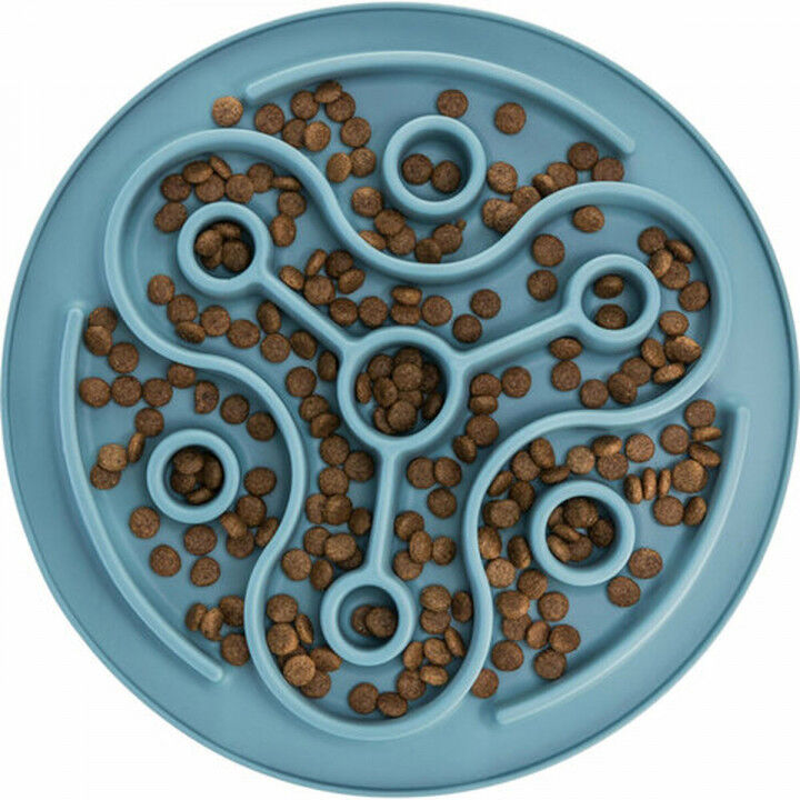 Dierenvoederbak Trixie Blauw TPE Ø 28 cm