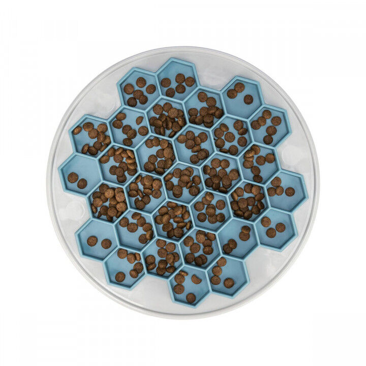 Dierenvoederbak Trixie Blauw Grijs Natuurlijk rubber TPE Plastic TPR Ø 30 cm