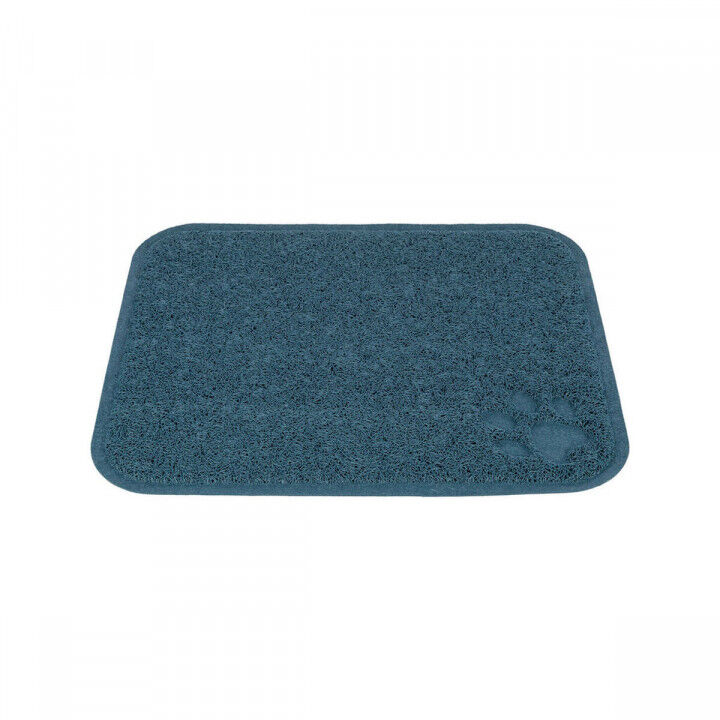 Mat voor kattenbak Trixie Blauw PVC 37 × 45 cm