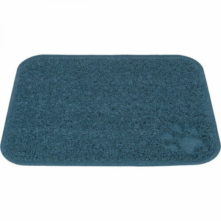 Alfombra para Arenero de Gatos Trixie Azul PVC 37 × 45 cm