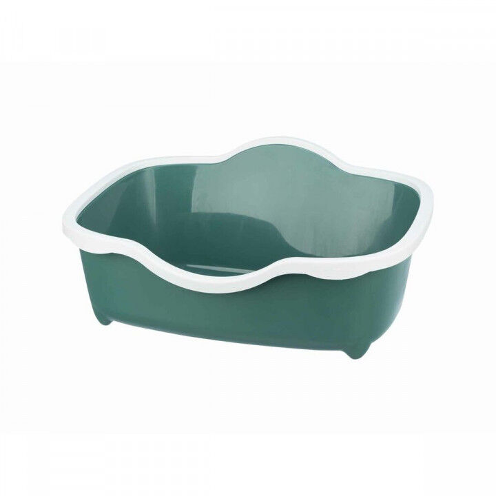 Cat Litter Box Trixie Davio White Green Plastic 56 x 26 x 39 cm