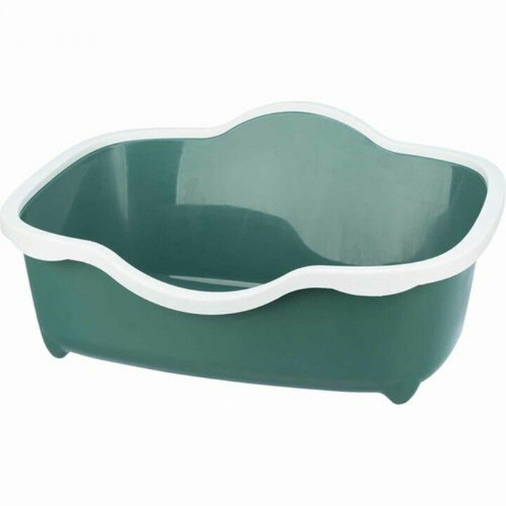 Cat Litter Box Trixie Davio White Green Plastic 56 x 26 x 39 cm