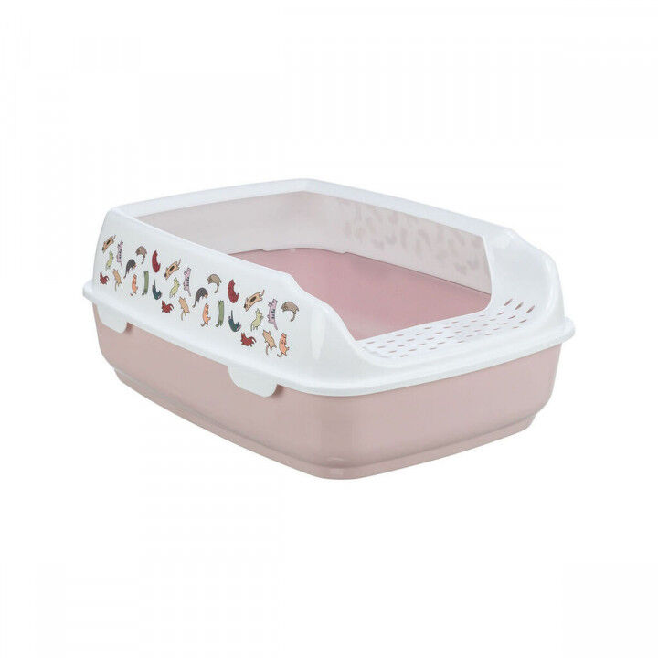 Cat Litter Box Trixie Delio White Lilac Plastic 38 × 20 × 50 cm