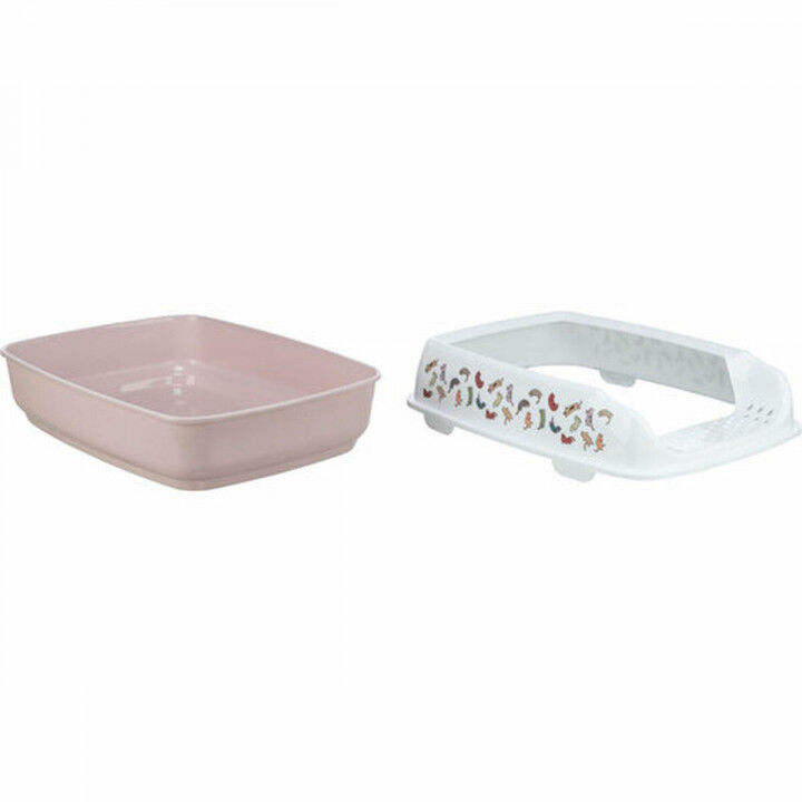 Cat Litter Box Trixie Delio White Lilac Plastic 38 × 20 × 50 cm