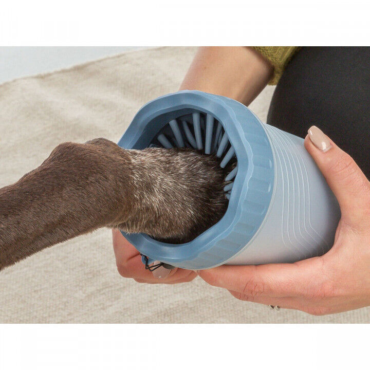 Dog Paw Cleaner Trixie Blue M/L