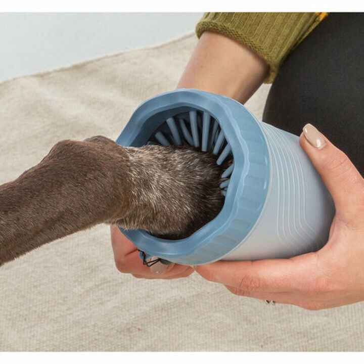 Dog Paw Cleaner Trixie Blue M/L