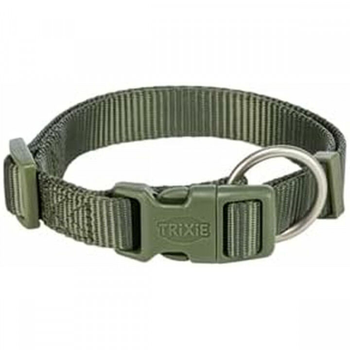 Collier pour Chien Trixie Premium Vert Olive M/L 35-55 cm
