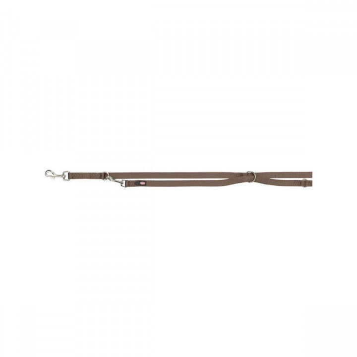 Adjustable dog leash Trixie Premium Hazelnut L/XL