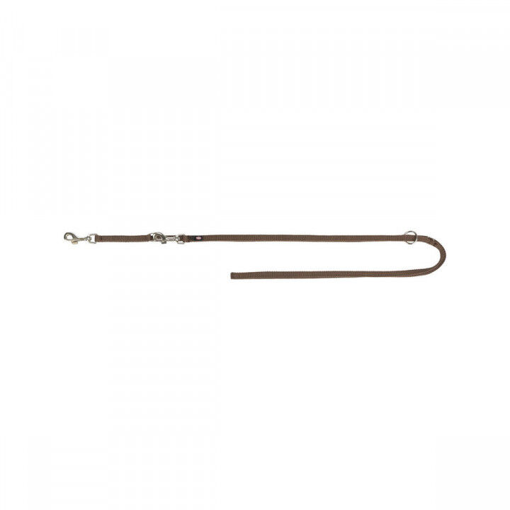 Adjustable dog leash Trixie Premium Hazelnut