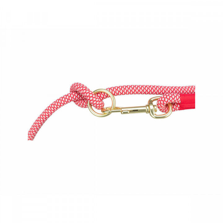 Guinzaglio regolabile per cane Trixie Soft Rope Rosso Crema S S/XL
