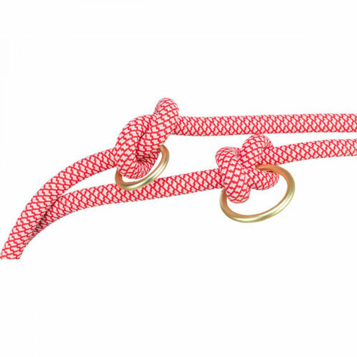 Guinzaglio regolabile per cane Trixie Soft Rope Rosso Crema S S/XL
