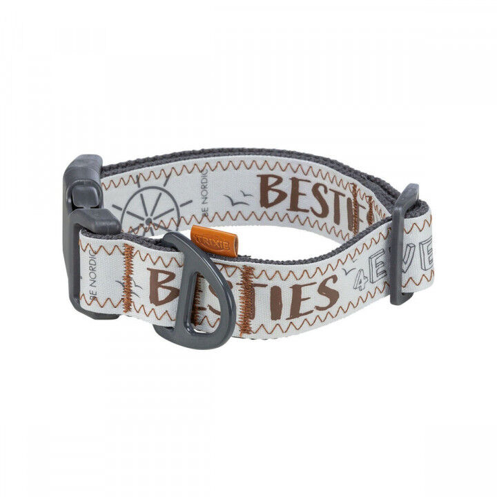 Dog collar Trixie BE NORDIC Grey M/L 40-60 cm